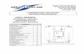 GD Externally Heated Manual · 2017-07-21 · Great Lakes Air Products 1515 S. Newburgh Road Westland, MI 48186 PH: 734-326-7080 COMPRESSED AIR DRYER INSTRUCTION MANUAL GEH-SERIES