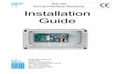 RX100 Dome Interface Receiver Installation Guid e€¦ ·