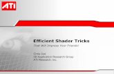Efficient Shader Tricks - Oregon State mjb/cs519/Projects/Papers/ShaderTricksآ  Efficient Shader Tricks