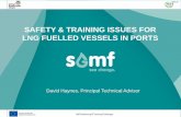 SAFETY & TRAINING ISSUES FOR LNG FUELLED VESSELS IN …€“-SAFETY-AND...guidelines. Safety Distances • Working group looking at how to determine safety distances during bunkering