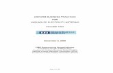 UNIFORM BUSINESS PRACTICES · 2016-12-21 · Page 1 of 196 UNIFORM BUSINESS PRACTICES FOR UNBUNDLED ELECTRICITY METERING VOLUME TWO December 5, 2000 UBP Sponsoring Organizations The