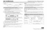 Supplement for Stereo Pair - Yamaha Corporation · You can use two WX-030 to reproduce stereo sound by setting each speaker as a right or left speaker. Set the left and right speakers