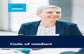 Code of conduct · Beyond compliance with legislative, regulatory and professional rules, the Code of conduct, which applies to all of our operations, reflects our commitment to carrying