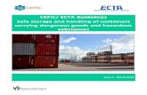 CEFIC/ ECTA Guidelines Safe storage and handling … Practices...hazardous substances bring a further significant risk dimension to the storage of containers. Whereas the storage of