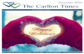 December 2016 The Carlton Timescarltonseniorliving.com/wp-content/uploads/2016/11/...The Carlton Times The National Institutes of Health (NIH) suggests that adults, including the elderly,