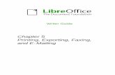 Chapter 5 Printing, Exporting, Faxing, and E-Mailing€¦ · Printing, Exporting, Faxing & Emailing 3. Quick printing Click the Print File Directly icon to send the entire document