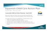 Squamish Child Care Action Plan€¦ · Squamish Child Care Facility Guide Next Steps (2020): • Minor Zoning Bylaw updates (definitions & parking clarification) Part 2: Actions