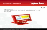 T-BOX XL™ - Norbar Torque · 2017-08-09 · The T-Box XL™ is a hand held torque measuring instrument with a user friendly colour touch screen interface. ... Part numbers covered