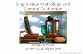 Single-view Metrology and Camera Calibrationjbhuang/teaching/ece...Single-view Metrology and Camera Calibration Computer Vision Jia-Bin Huang, Virginia Tech ... (including perspective