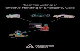 Effective Handling of Emergency Calls - European …ec.europa.eu/.../effec_handling_emer_reports.pdfSweden today there are 20 alarm centres handling the 112 emergency calls. And to