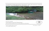 STORMWATER RUNOFF QUALITY AND QUANTITY FROM SMALL ... · STORMWATER RUNOFF QUALITY AND QUANTITY FROM SMALL WATERSHEDS IN AUSTIN, TX EXECUTIVE SUMMARY The purpose of this report is