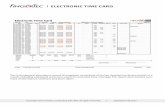 ELECTRONIC TIME CARDThis report generates an employee’s weekly attendance data into one page complete with attendance summary presented at the bottom of the report. l ATTENDANCE