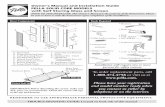 Owner's Manual and Installation Guide PELLA SOLID CORE ...pdf.lowes.com/installationguides/096829901567_install.pdf · M. Installation Guide Owner's Manual and Installation Guide