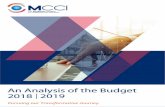 Pursuing our Transformative Journey 1 - MCCI...Analysis at the MCCI shows a direct and positive effect between consumption growth and GDP Growth. Based on our econometric analysis,