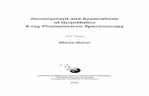 Development and Applications of Quantitative X-ray ...aki.ttk.hu/XMQpages/DownloadFiles/MM-Thesis.pdfDevelopment and Applications of Quantitative X-ray Photoelectron Spectroscopy PhD