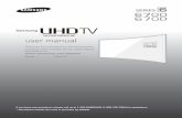 user manual - B&H Photo · 2015-03-03 · When you turn on your TV for the first time, it immediately starts the Initial Setup. During Initial Setup, your TV pairs with the Samsung