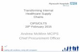 Andrew McMinn MCIPS Chief Procurement Officer Speaker... · 2018-08-23 · or Washing Powder Strangers Low or Intermittent Demand Spice or Herb . From Generic to Structure Strategic
