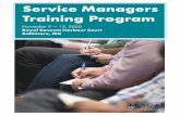 Service Managers Training Program€¦ · control system sequence and operation, sales and estimating, system design, customer service, and repair and maintenance. David joined the