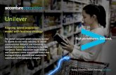 Unilever | Accenture · Unilever Aligning talent acquisition model with business strategy The global consumer goods company wanted to double its size while reducing its overall environmental