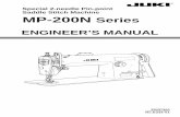 ENGINEER’S MANUAL - Semsi Méxicosemsi.com.mx/Manuales/JUKI/MP-200N Series EM01_e.pdf · 2012-04-08 · fabric yarn breakage, etc. will occur. 4. CORNER STITCHING Corner stitching