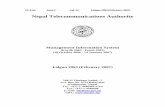 Nepal Telecommunications Authoritynta.gov.np/wp-content/uploads/2017/11/NTA_MIS_14.pdfPage 3 of 30 Preface Nepal Telecommunications Authority is proud to publish this edition of Management