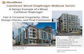 Cantilever Wood Diaphragm Webinar Series · 2020-02-12 · Fasten Your Seatbelts 5 out of 5 Calculators Example and Method of Analysis: • The solutions paper and this webinar were