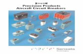 I ISN S E N S O R SA N D C Precision Products Aircraft ... · Condensed Aircraft Circuit Breaker Guide This guide gives a brief description of most circuit breakers manufactured by
