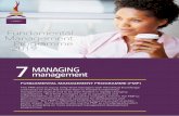 7 - Fundamental Management Programme 2019...UNISA: Centre for Business Leadership Page #1 7 This FMP aims to equip entry-level managers with theoretical knowledge and hands-on skills