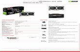 MSI GeForce GTX 1660 VENTUS XS 6G OC Datasheet · 2019-05-14 · MSI OC graphics cards are equipped with higher clock speeds out of the box for increased performance. MSI Afterburner