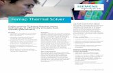Femap Thermal Solver fact sheet - ATA Engineering Inc€¦ · Femap™ software, the world’s leading Windows-based engineering simulation tool for finite element analysis (FEA),