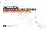 COPPER. MAKES THE WORLD WORK BETTER. · behalf of the world’s copper industry. By pooling resources through ICA, the industry is able to accomplish much more than any single copper
