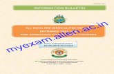 ALL INDIA PRE-MEDICAL/PRE-DENTALmyexam.allen.ac.in/wp-content/uploads/2014/01/AIPMT-2016...IB-AIPMT 2016 IMPORTANT Candidates are required to go through the Information Bulletin carefully