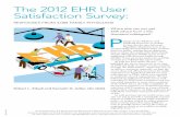 The 2012 EHR User Satisfaction Surveydrkney.com/pdfs/EHR_FPM_1212.pdf · 2012-12-09 · email newsletters and sent one email reminder to most active members of the AAFP. Given the