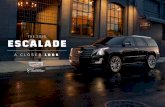 THE 2020 ESCALADE - Cadillac...INTERIOR FEATURE HIGHLIGHTS 02 2020 CADILLAC ESCALADE COMFORT TO SPARE The cut-and-sewn interior of the Escalade combines authentic materials and sumptuous