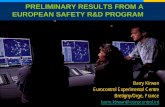 PRELIMINARY RESULTS FROM A EUROPEAN SAFETY R&D … · Eurocontrol Experimental Centre Bretigny/Orge, France ... zAnalysis of dependence and common mode failures zEvaluation of uncertainty,