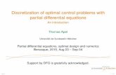 Discretization of optimal control problems with partial differential equations …benasque.org/2015pde/talks_contr/2410_apel_benasque.pdf · 2015-08-25 · Discretization of optimal