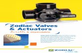 Zodiac Valves & Actuators - Amazon S3 · 2019-03-11 · Actuators the preferred choice by pool professionals. Zodiac sets the benchmark in quality and innovation for pool and spa