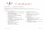 Tadaa! - Svaroopa · 2016-02-09 · “Tadaa!” June 2008 Page 2 of 21 1. HATHA YOGA – GHATA YOGA By Rama Berch