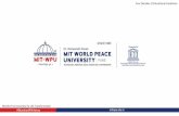 Worlds First University for Life Transformation#EducationWithValues mitwpu.edu.in Four Decades of Educational Excellence MIT-World Peace University : Campus Worlds First University
