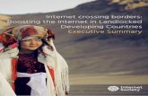 Internet crossing borders: Boosting the Internet in …...Boosting the Internet in Landlocked Developing Countries Executive Summary internetsociety.org 2 There are 44 landlocked countries