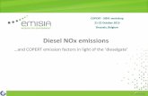 Diesel NOx emissions - EMISIA SA · High catalyst activity during cold phase (close coupled SCR/DPF) and high load operation (under body SCR) eDOC to improve heat-up of catalyst and