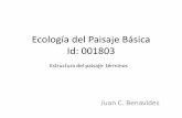 Ecología del Paisaje Básica Id: 001803...Izaak Zonneveld 5 types of Landscapes according to the level of human agency: NATURAL LANDSCAPES (Conservation systems, and no human presence