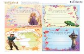 Tangled Party Invitations - Disney Family...Tangled Party Invitations Print out the page of invitations and cut them out. Fill in the information and get ready for the party! ©Disney