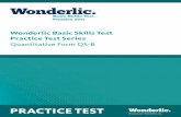 7*9+ *&* L · The Wonderlic Basic Skills Test is a standardized test of adult math and language skills that is commonly administered by schools and employers across the United States.