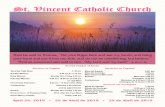 St. Vincent Catholic Churchcatolicosnaflorida.org/wp-content/uploads/2019/04/Boletim-2019-04-28.pdfST. VINCENT DE PAUL SOCIETY Please remember to support the Society of St. Vincent