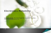 Reliability of Power Electronic Assemblies · next steps in reliability management • Continuous, real-time assessment of remaining useful life (RUL). • Increases availability