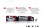 Micro Hi-Fi System MCM760 - Philips · Micro Hi-Fi System MCM760 Thank you for choosing Philips. Need help fast? Read your Quick Use Guide and/or Owner's Manual first for quick tips