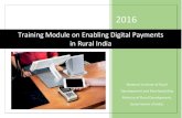 Training Module on Enabling Digital Payments in Rural India · 2017-01-02 · Training Module on Enabling Digital Payments in Rural India . Page 1 of 142 Table of Contents ... SHAREit