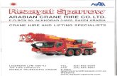 ...rezayat sparrow arabian crane hire co. ltd. p.o.box 90, alkhobar 31952, saudi arabia crane hire and lifting specialists yaísparrow liebherr i-tm 1100-4.1