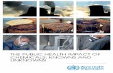 THE PUBLIC HEALTH IMPACT OF CHEMICALS: KNOWNS AND …€¦ · Just over one third (35%) of ischaemic heart disease, the leading cause of deaths and disability worldwide, and about